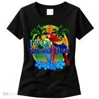 Im On Island Time Tropical Beach Women's T-Shirt thumb 0