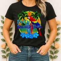 Im On Island Time Tropical Beach Women's T-Shirt thumb 2
