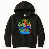 Im On Island Time Tropical Beach Kids Hoodie thumb 0