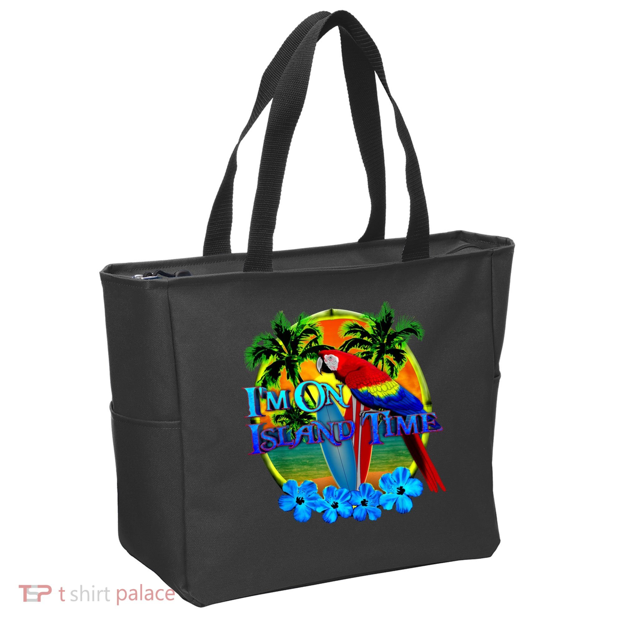 Im On Island Time Tropical Beach Tote Bag