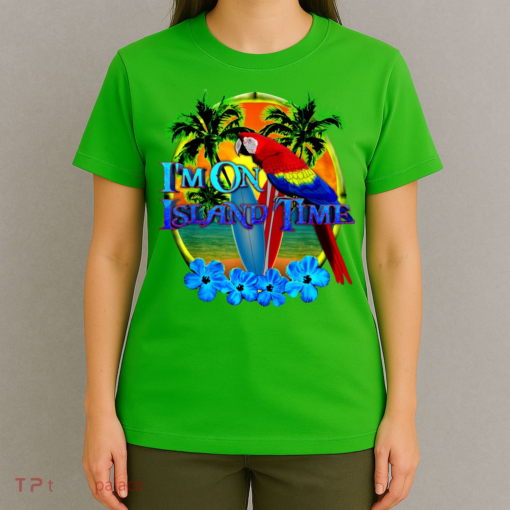 Im On Island Time Tropical Beach T-Shirt