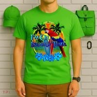 Im On Island Time Tropical Beach T-Shirt thumb 6