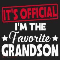 It's O.fficial I'm The Favorite Grandson Funny  Beanie thumb 2