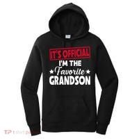 It's O.fficial I'm The Favorite Grandson Funny  Women's Hoodie thumb 0