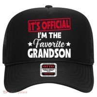 It's O.fficial I'm The Favorite Grandson Funny  Hat thumb 0