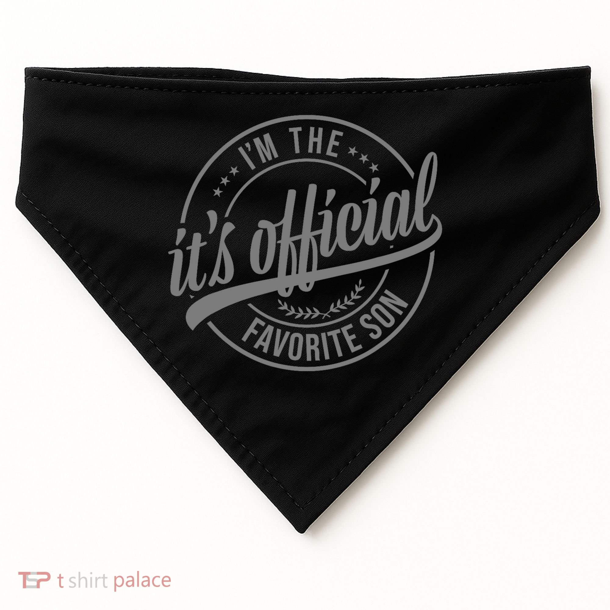 Its Official Im The Favorite Son USA-Made Doggie Bandana