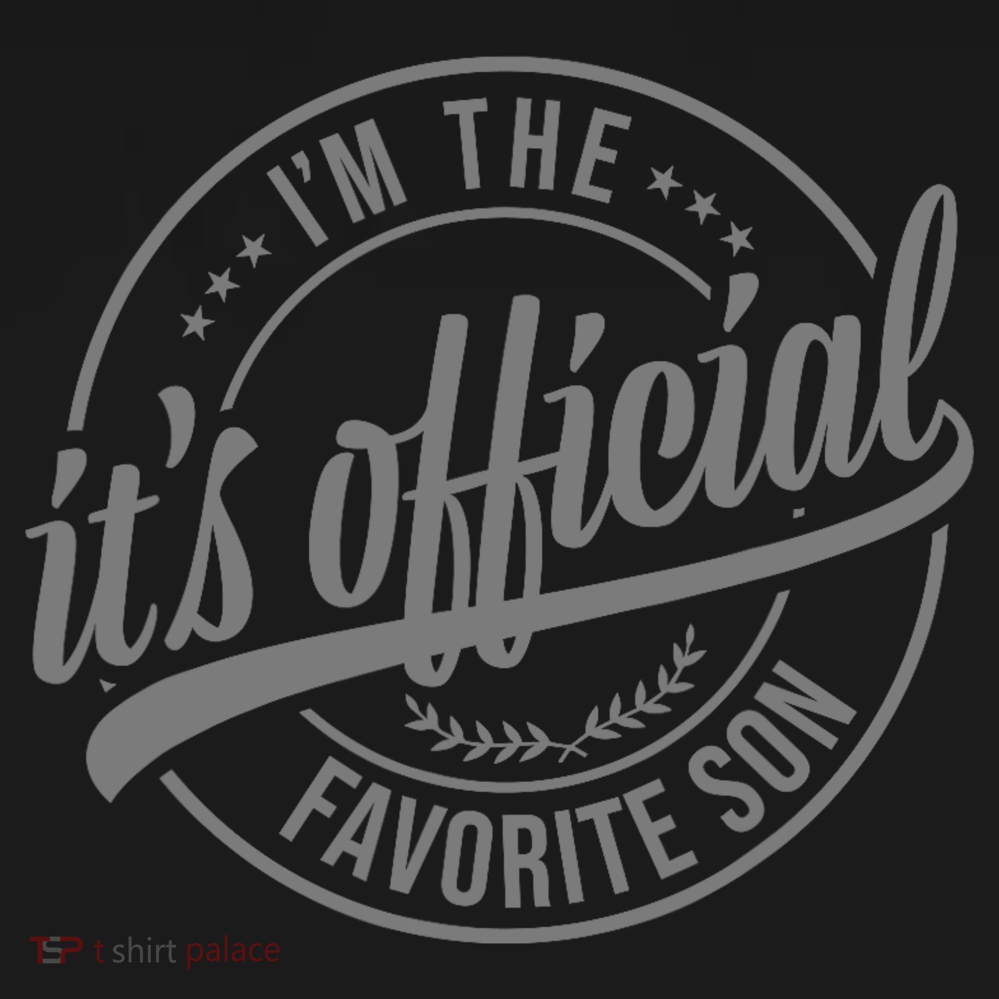 Its Official Im The Favorite Son Kids T-Shirt