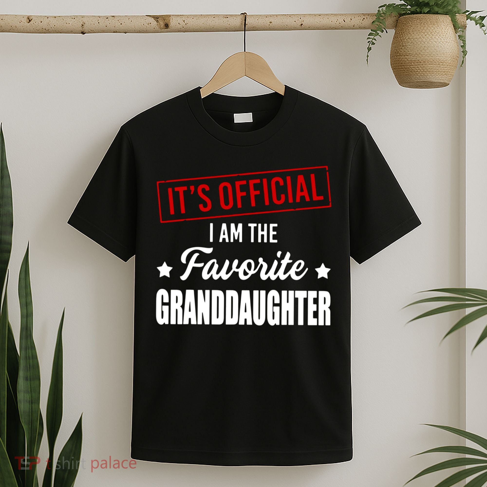 It's Official I Am The Favorite Granddaughter T-Shirt