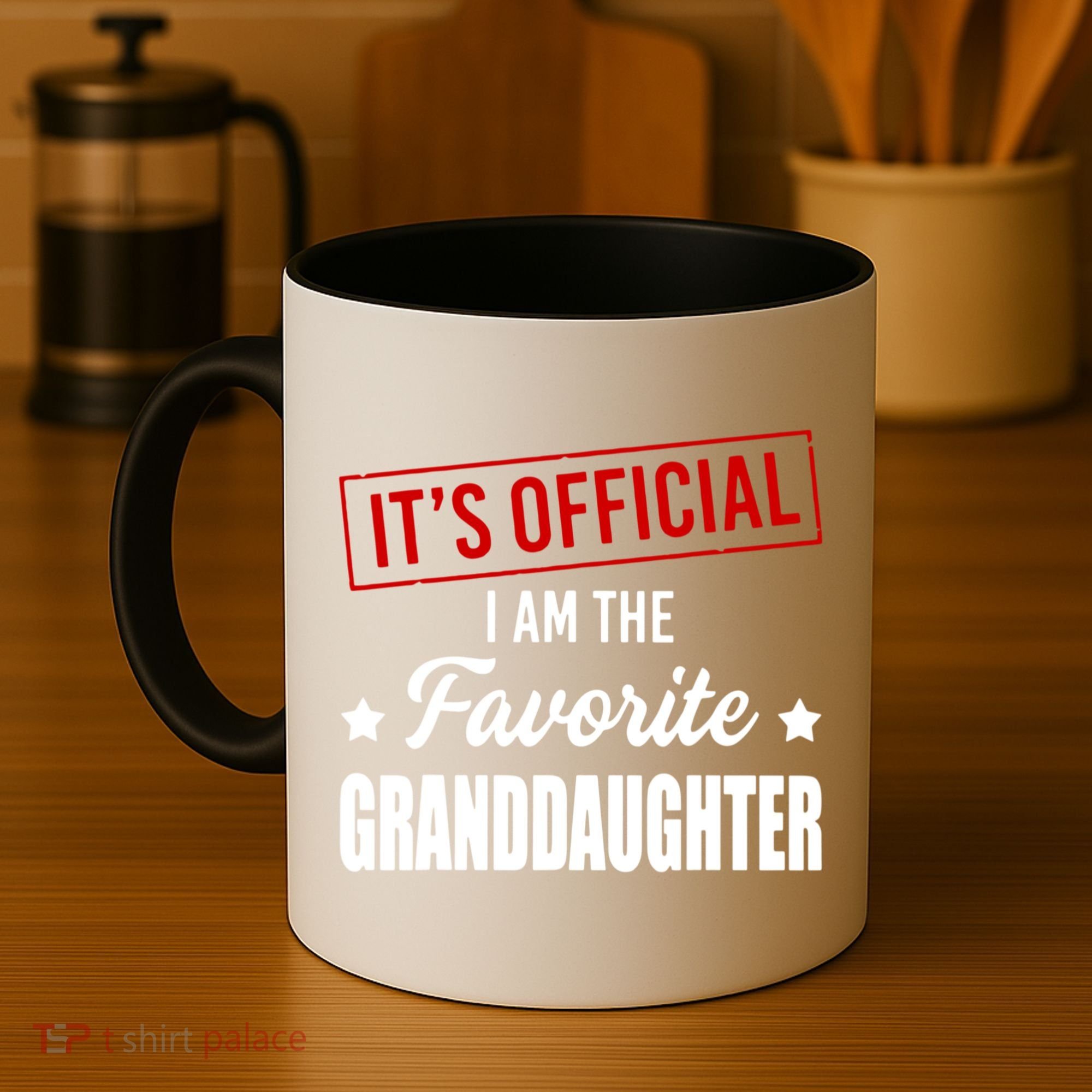 It's Official I Am The Favorite Granddaughter Coffee Mug