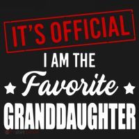 It's Official I Am The Favorite Granddaughter Women's Hoodie thumb 2