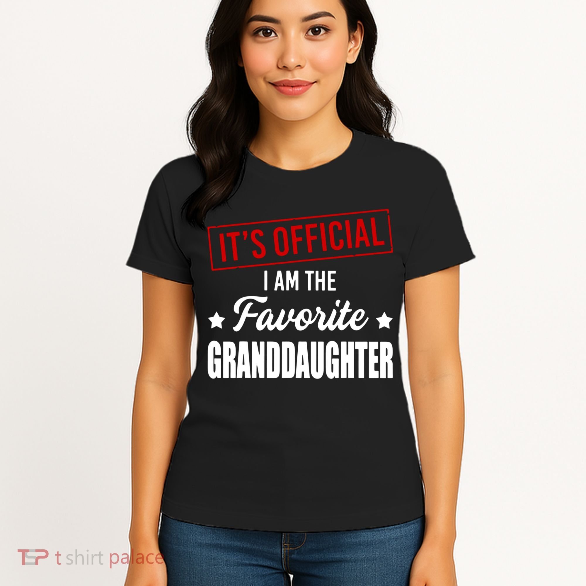 It's Official I Am The Favorite Granddaughter Women's T-Shirt