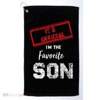 It's O.fficial I'm The Favorite Son Golf Towel thumb 0