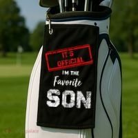 It's O.fficial I'm The Favorite Son Golf Towel thumb 2