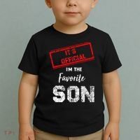 It's O.fficial I'm The Favorite Son Toddler T-Shirt thumb 2