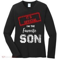 It's O.fficial I'm The Favorite Son Women's Long Sleeve Shirt thumb 0