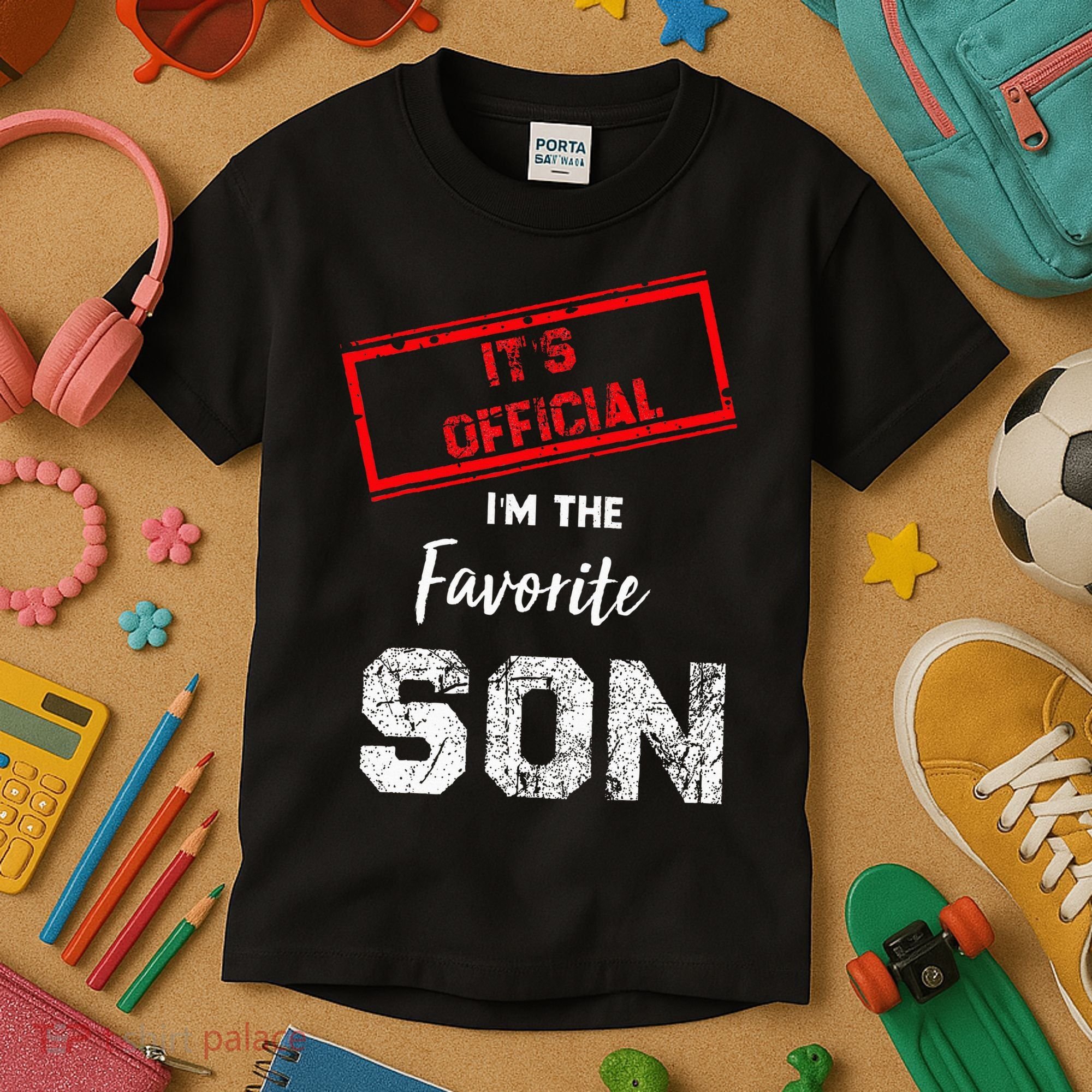 It's O.fficial I'm The Favorite Son Kids T-Shirt