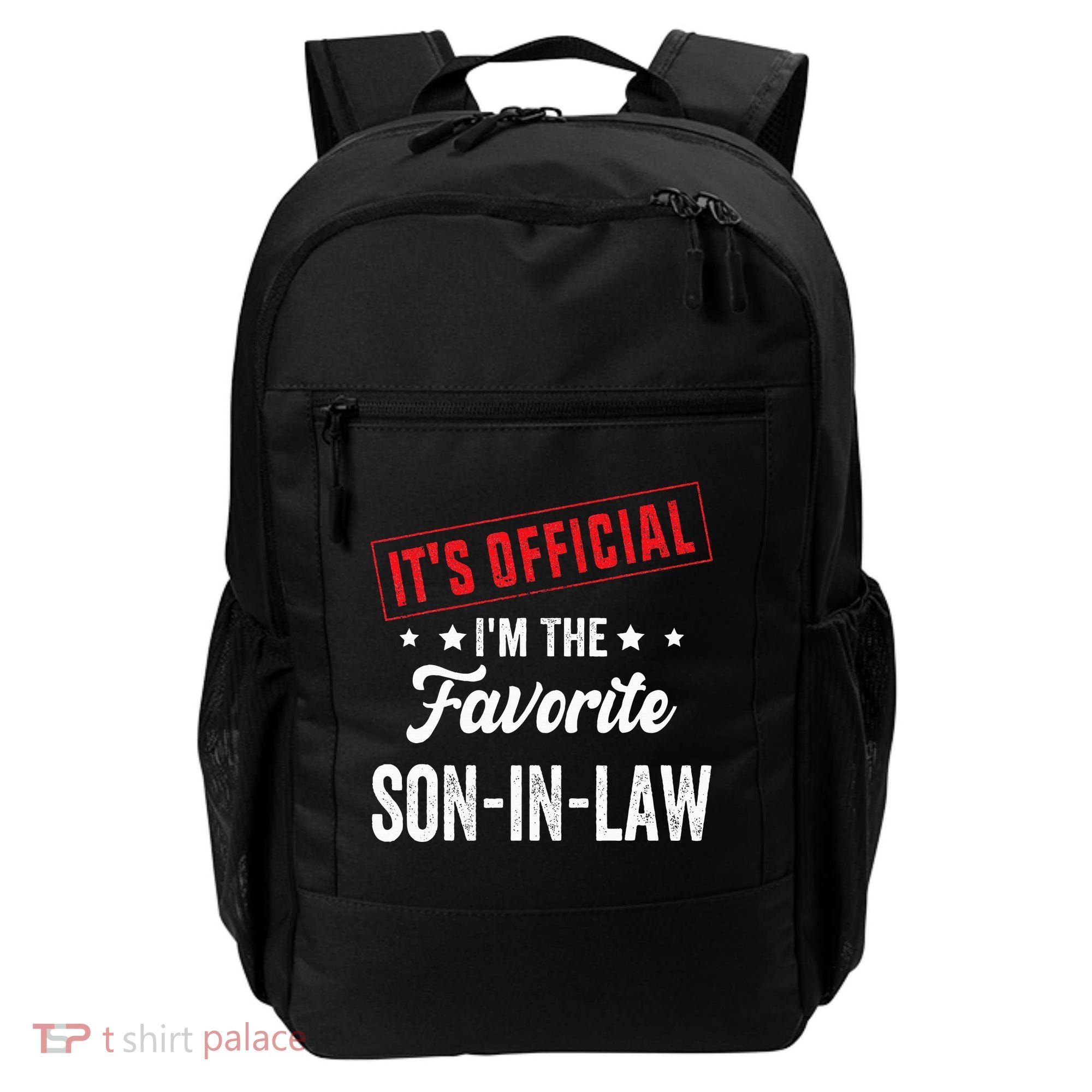 It's o.fficial i'm the favorite son-in-law Backpack