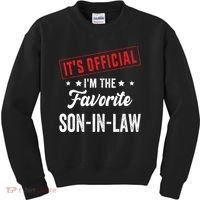 It's o.fficial i'm the favorite son-in-law Kids Sweatshirt thumb 0