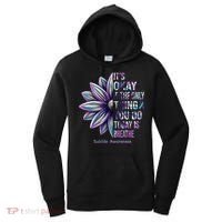 It's Okay If The Only Thing You Do Today Is Breathe Suicide Awareness Women's Hoodie thumb 0