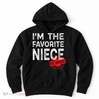 It's O.fficial I'm The Favorite Niece Funny Niece Hoodie thumb 0