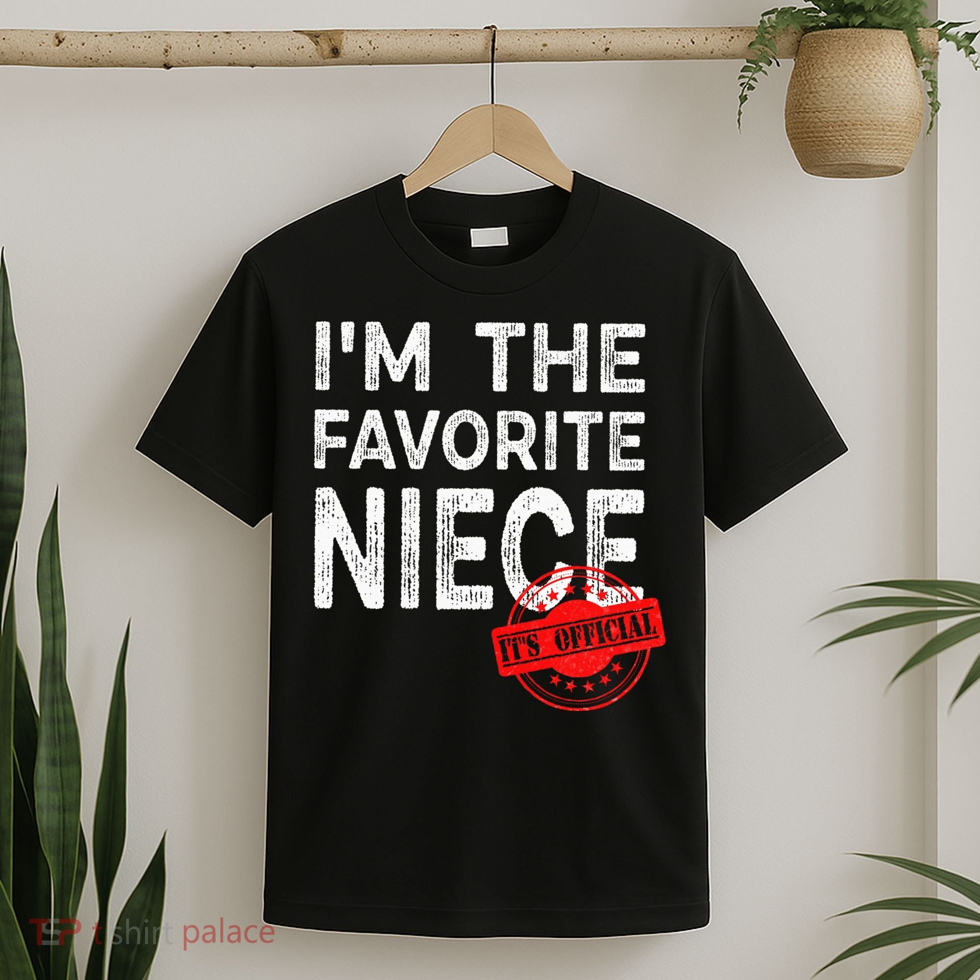 It's O.fficial I'm The Favorite Niece Funny Niece T-Shirt