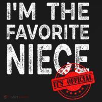 It's O.fficial I'm The Favorite Niece Funny Niece Mousepad thumb 1