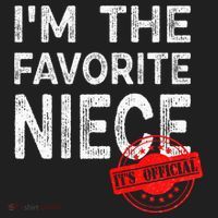 It's O.fficial I'm The Favorite Niece Funny Niece Hat thumb 2