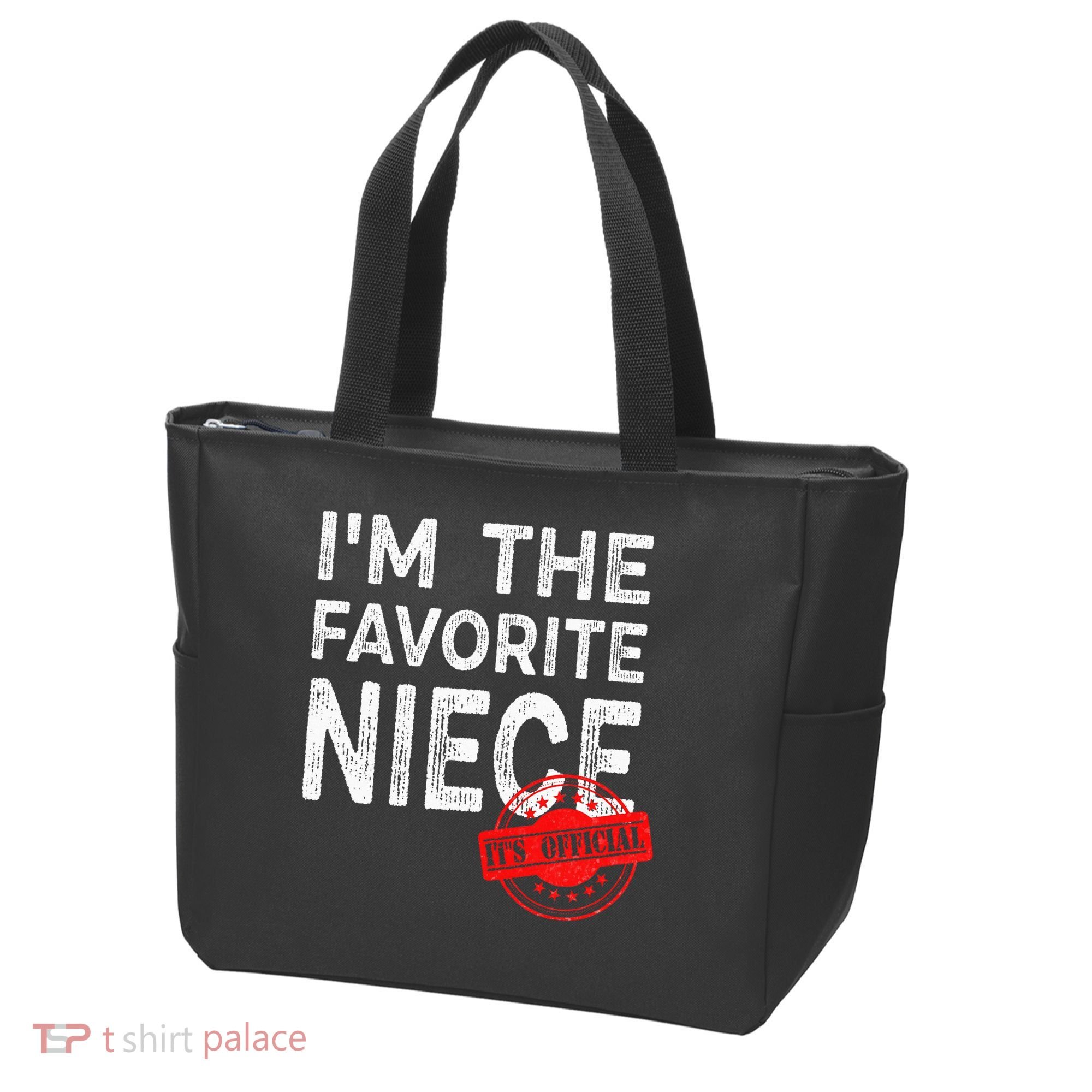 It's O.fficial I'm The Favorite Niece Funny Niece Tote Bag