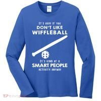 ItS Ok If You DonT Like Wiffleball Women's Long Sleeve Shirt thumb 0