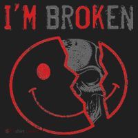 I'm Ok I'm Broken Invisible Illness I Am Ok Broken Women's Sweatshirt thumb 2