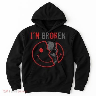 I'm Ok I'm Broken Invisible Illness I Am Ok Broken Hoodie
