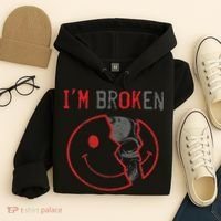 I'm Ok I'm Broken Invisible Illness I Am Ok Broken Hoodie thumb 4