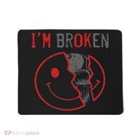 I'm Ok I'm Broken Invisible Illness I Am Ok Broken Mousepad thumb 0