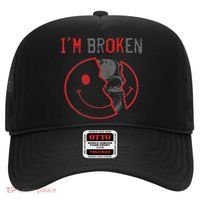 I'm Ok I'm Broken Invisible Illness I Am Ok Broken Hat thumb 0