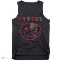 I'm Ok I'm Broken Invisible Illness I Am Ok Broken Tank Top thumb 0
