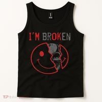 I'm Ok I'm Broken Invisible Illness I Am Ok Broken Tank Top thumb 2