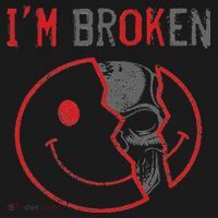 I'm Ok I'm Broken Invisible Illness I Am Ok Broken Tank Top thumb 6