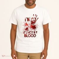Im Ok Its Not My Blood Halloween Costume Tall T-Shirt thumb 2