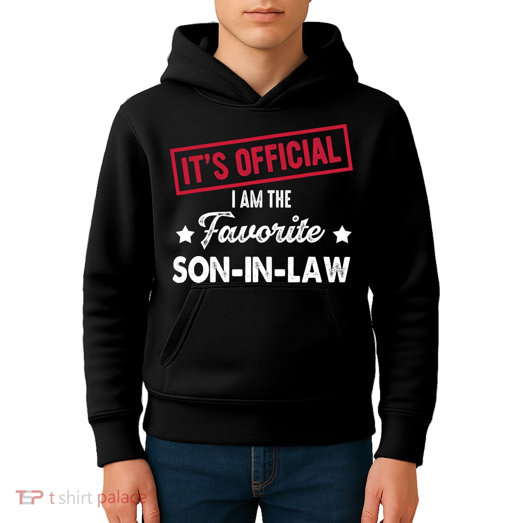 It's Official I'm The Favorite Son-In-Law Kids Hoodie