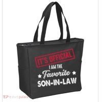 It's Official I'm The Favorite Son-In-Law Tote Bag thumb 2