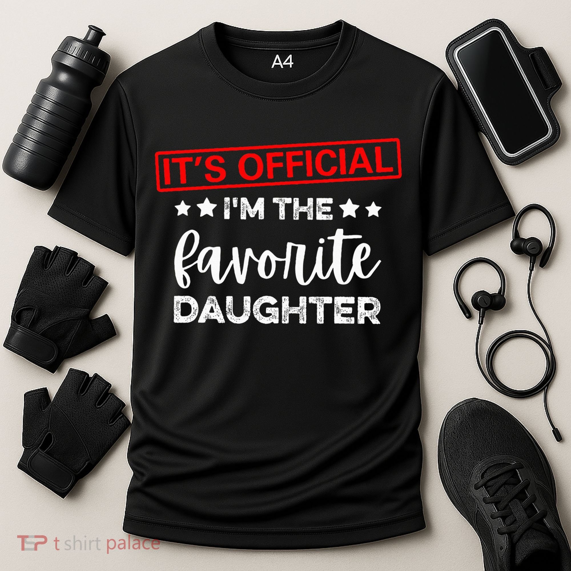 It's O.fficial I'm The Favorite Daughter  Cooling Performance Crew T-Shirt