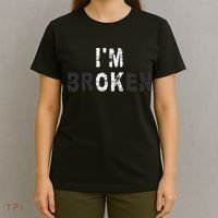 I'm Ok Invisible Illness Mental Health Awareness I'm Broken T-Shirt thumb 4