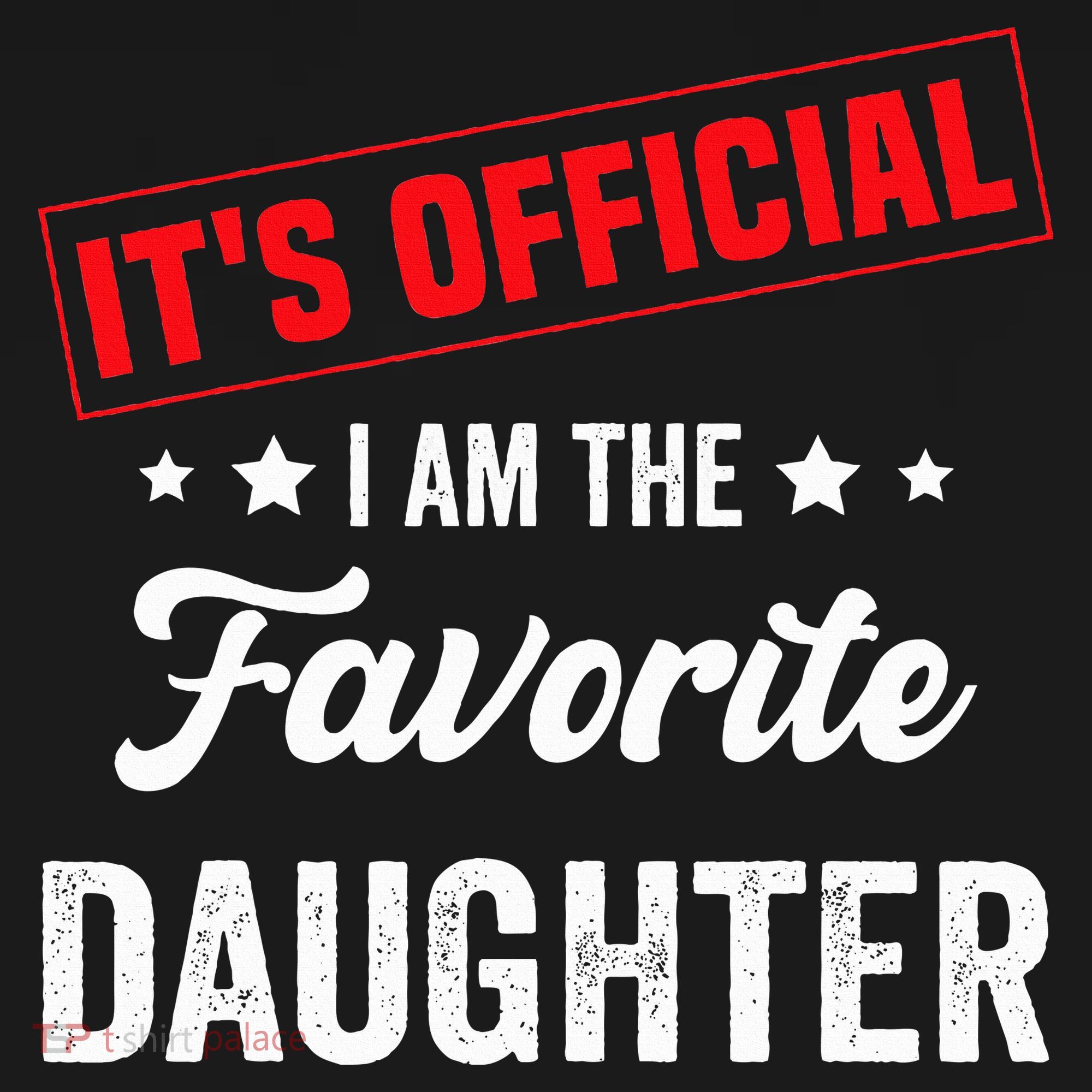 it's o.fficial i am the favorite daughter Doggie Tank