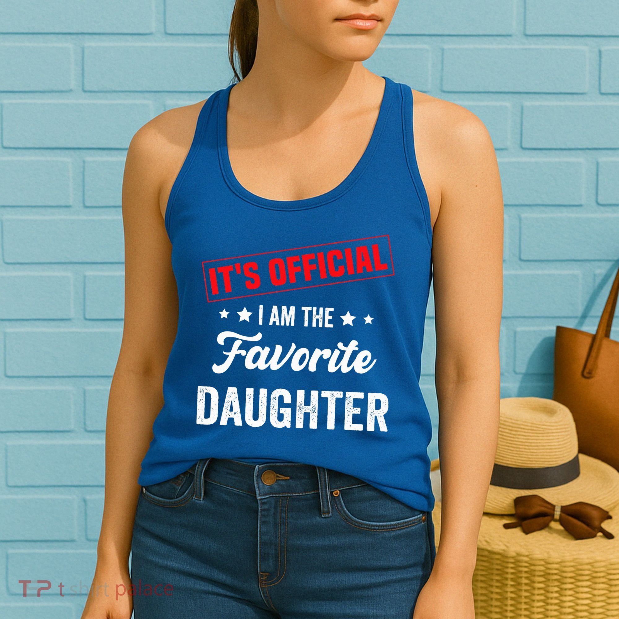it's o.fficial i am the favorite daughter Women's Tank Top
