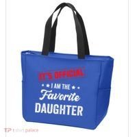 it's o.fficial i am the favorite daughter Tote Bag thumb 3