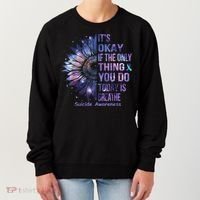 Its Okay If The Only Thing You Do Today Is Breathe Women's Sweatshirt thumb 0