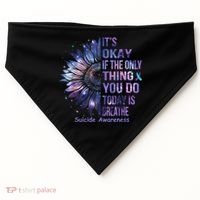 Its Okay If The Only Thing You Do Today Is Breathe USA-Made Doggie Bandana thumb 0