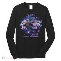 Its Okay If The Only Thing You Do Today Is Breathe Long Sleeve Shirt thumb 0