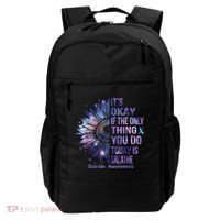 Its Okay If The Only Thing You Do Today Is Breathe Backpack thumb 0