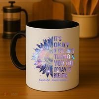 Its Okay If The Only Thing You Do Today Is Breathe Coffee Mug thumb 4